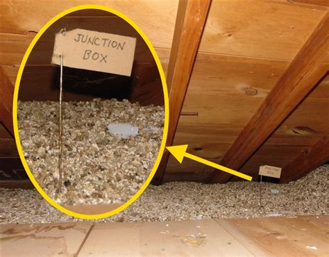 can a junction box be covered by insulation|attic junction cover insulation.